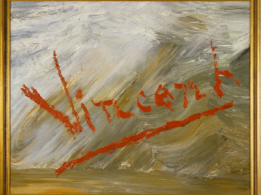 Michael Schirner, Kisuaheli neumix, ohne Titel (Vincent), Öl auf Leinwand, 1987
