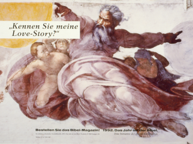 Großflächenplakat für „Das Jahr mit der Bibel“, 2003