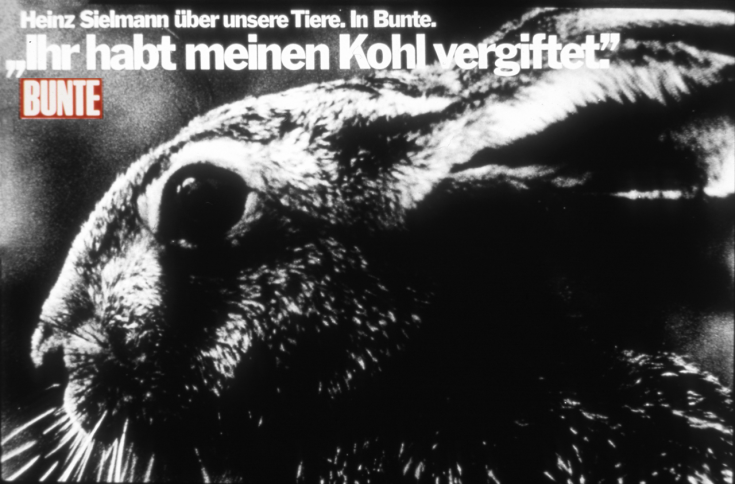 Großflächenplakat für die BUNTE-Umwelt-Aktion, 1980