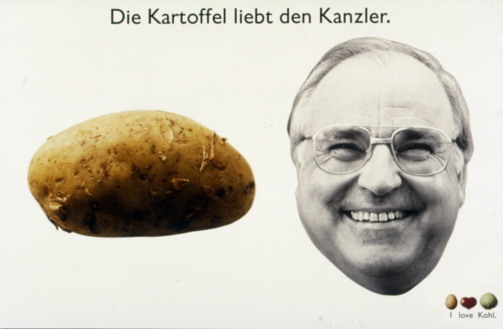 "I love Kohl", Kampagne zur Wahl, 1990
