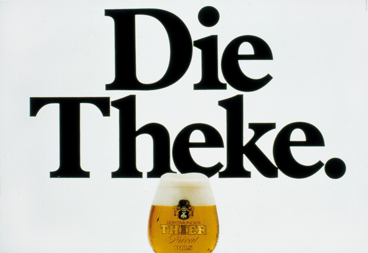 Großfächenplakat für die Thier-Brauerei, 1980
