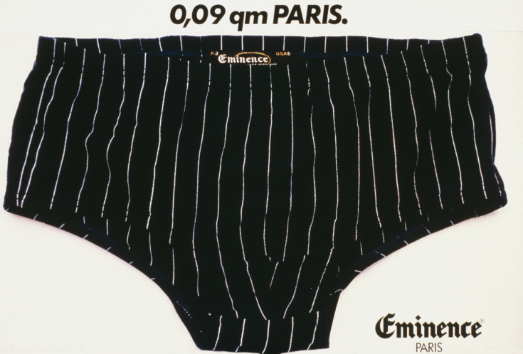 Plakat für Eminence Herrenunterwäsche, 1979