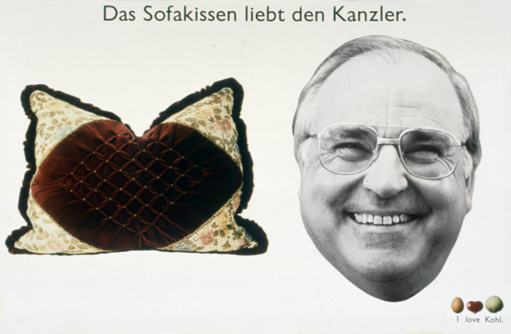 "I love Kohl", Kampagne zur Wahl, 1990