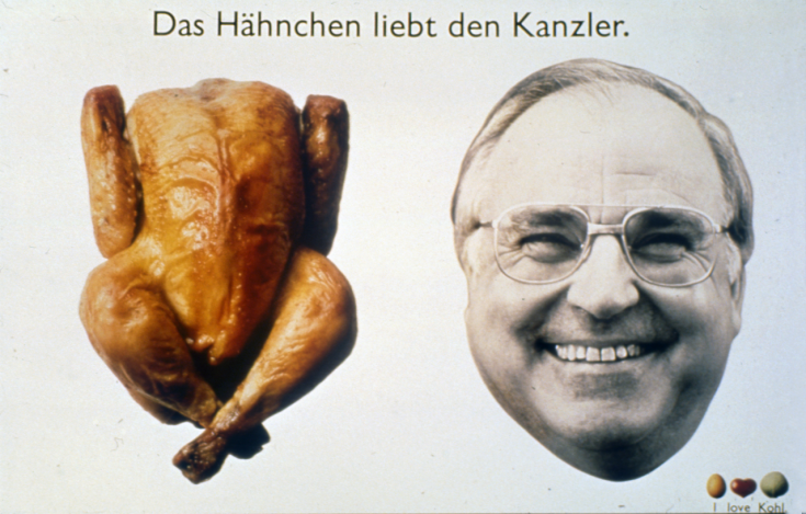 "I love Kohl", Kampagne zur Wahl, 1990