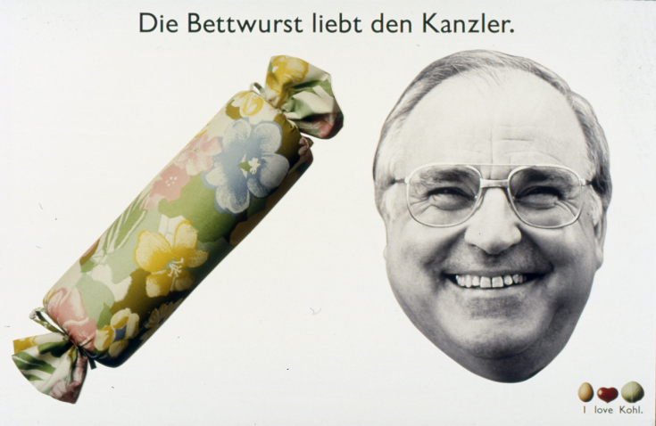 "I love Kohl", Kampagne zur Wahl, 1990