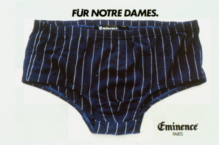 Plakat für Eminence Herrenunterwäsche, 1979