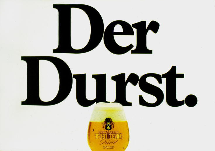 Großfächenplakat für die Thier-Brauerei, 1980