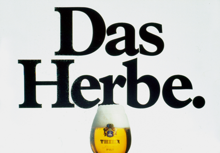 Großfächenplakat für die Thier-Brauerei, 1980