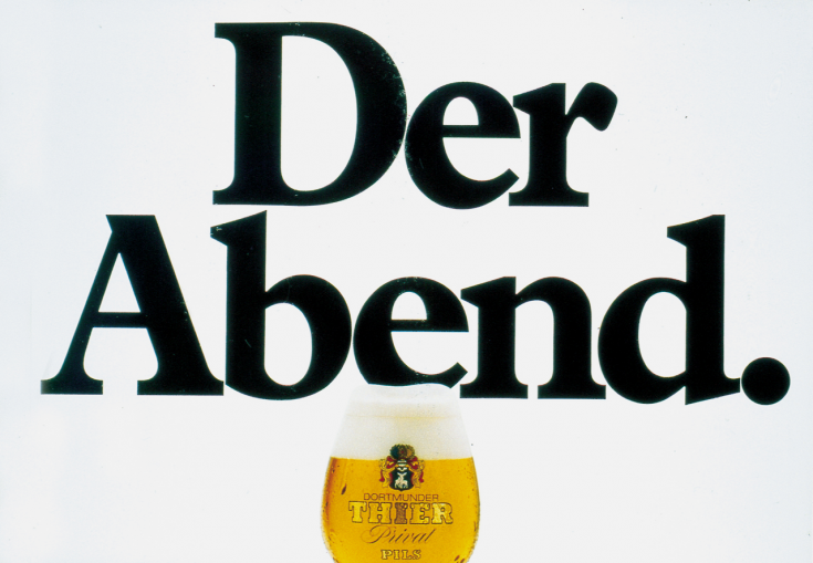 Großfächenplakat für die Thier-Brauerei, 1980