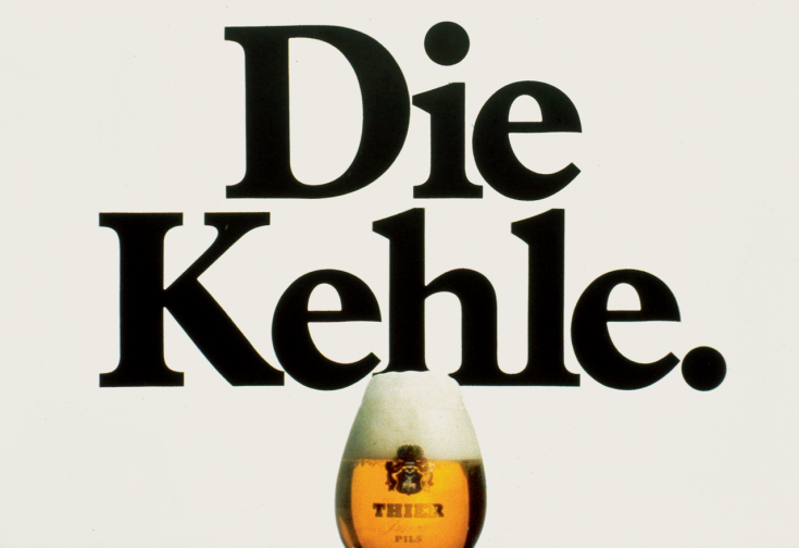 Großfächenplakat für die Thier-Brauerei, 1980